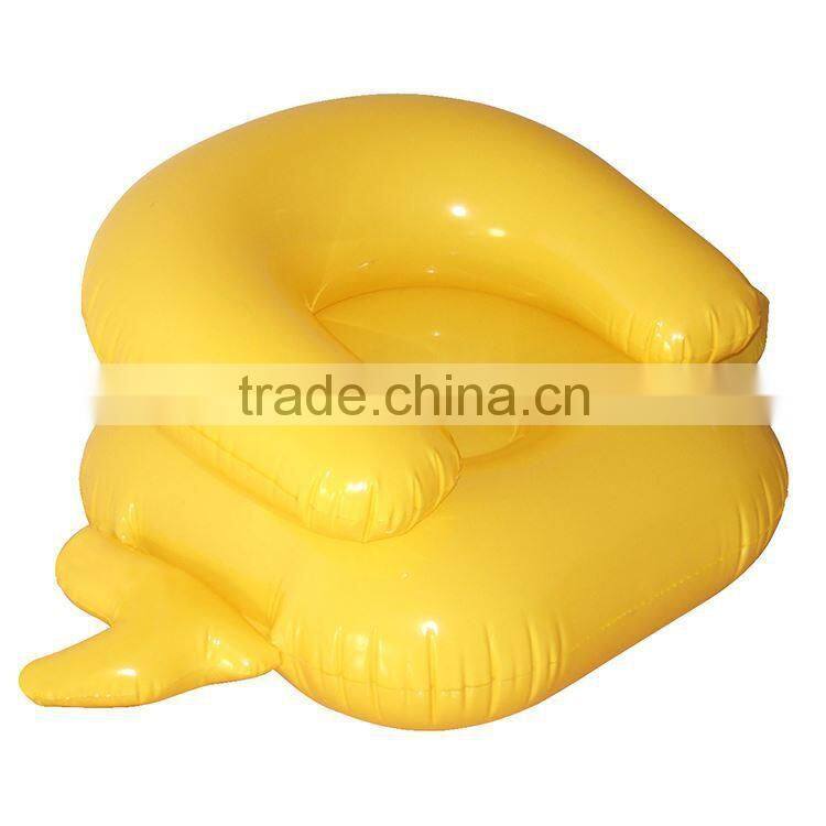high quality inflatable cartoon sofa for kids,portable inflatable sofa chair