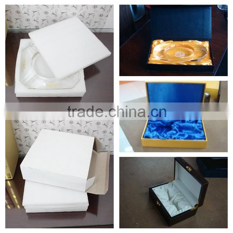 customized wholesale crystal ashtray with car mark HYA-123