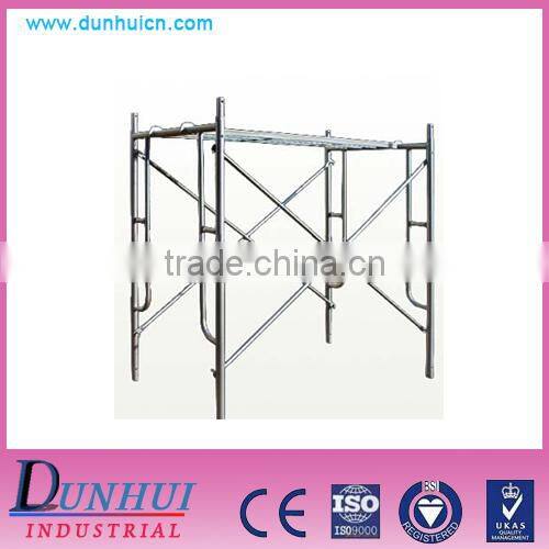 Door type step gate open end frame scaffold