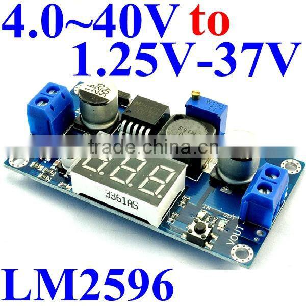 24 volt 12 volt converter 24v to 12v step down module dc dc voltage regulator with voltmeter