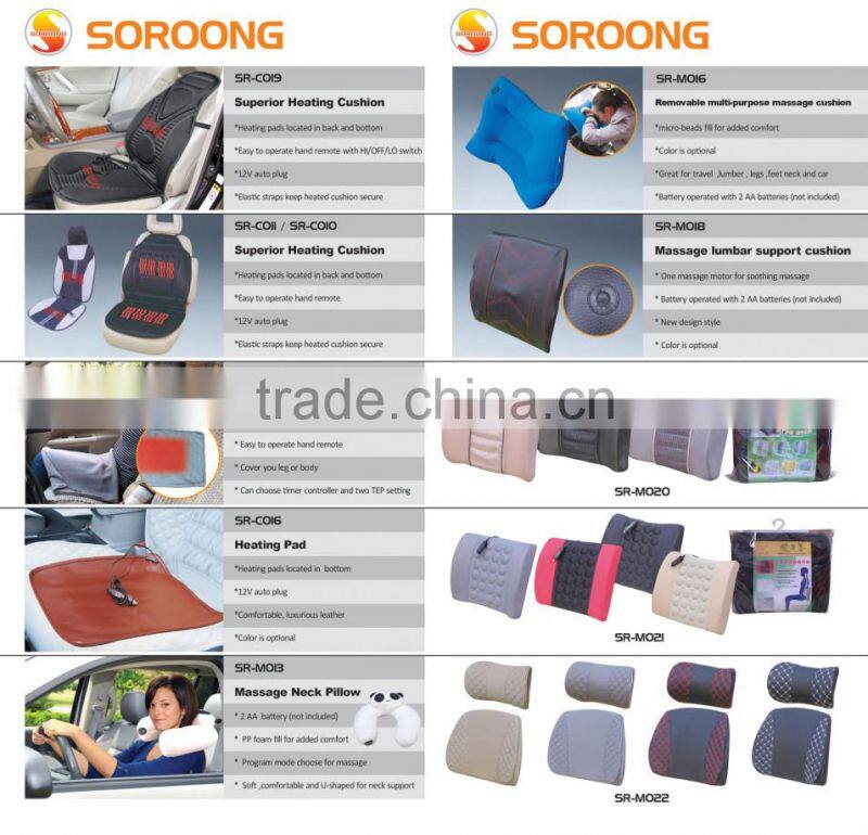 Hot sale electric DC 12V car heated seat cushion,auto adult seat cover