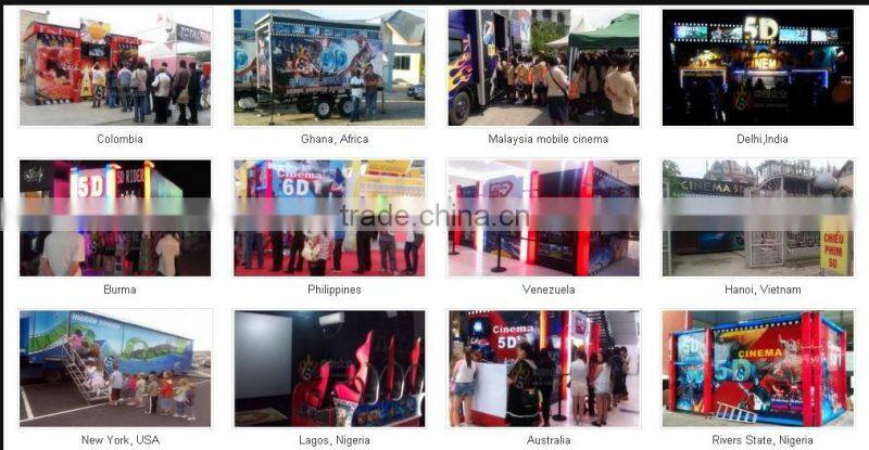 entertainment commercial 4d 5d cinema motion seats for amusement park