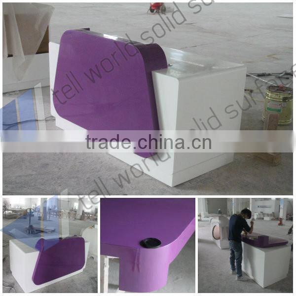 Tell World Modern Cheap Reception Counter Modern Desks