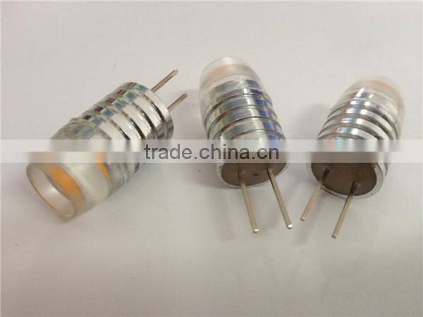 12V DC 1.5W cob g4 led light 2years warranty