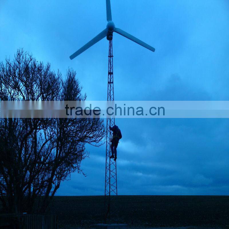 5kW wind turbine 5000W wind solar hybrid power generator for home use