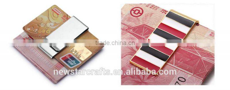 Top quality stainless steel money clip/stainless steel bar money clip
