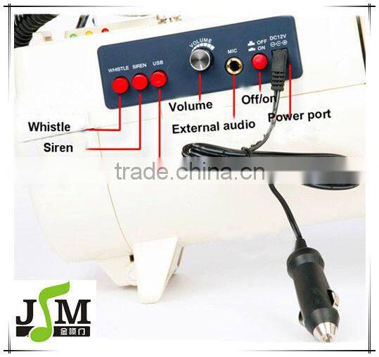 MP3+12v DC JACK+ USB/SD card slot 45W USB big megaphone
