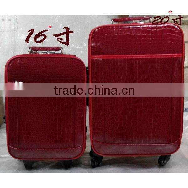 New carry on PU Leather Luggage