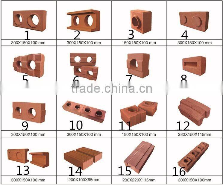 New Condition and Hydraulic Pressure Method HR2-10 automatic clay for interlock block brick making machine price