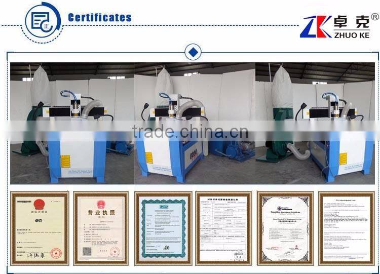 Hot Sale CNC Engraving Machine For Wood Acrylic MDF ZK-6090 With 4 Axis&Vacuum Table&Dust Collector