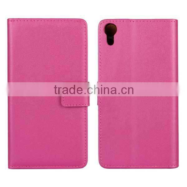 Colourful pu leather phone case for sony xperia z4,good stand cell phone case for sony, smartphone case for sony xperia z4