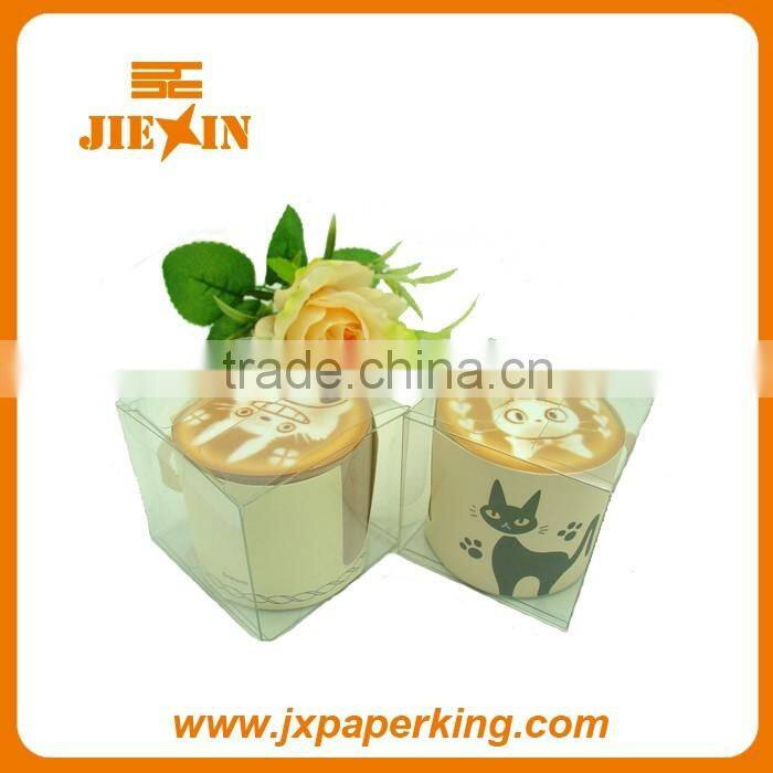 Advertising logo printed Phone shape paper memo cube block with pen holder