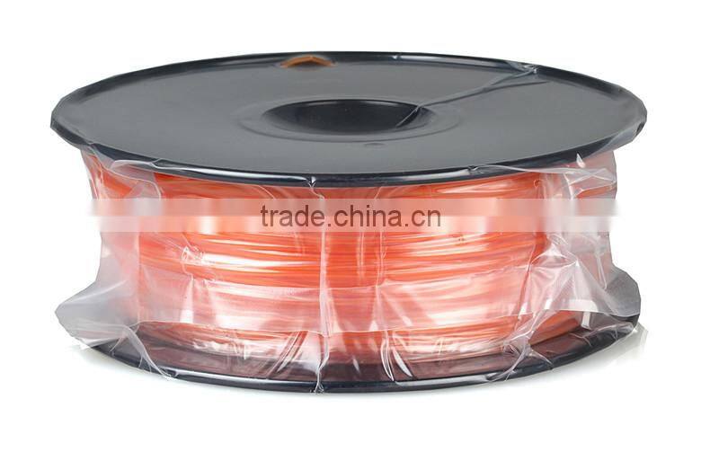 3D Printer Material Filament ABS t-shirt 3d printer Transparent Orange