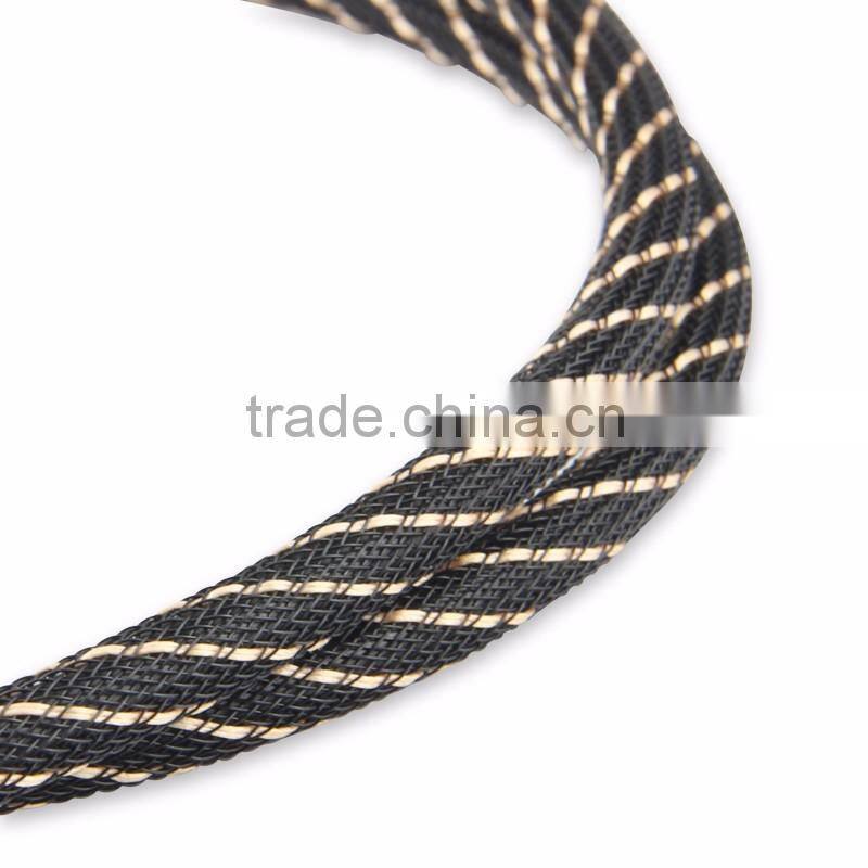 High quality black Fiber Optic Audio Cable Toslink Plug to Optical 3.5mm Jack Cable