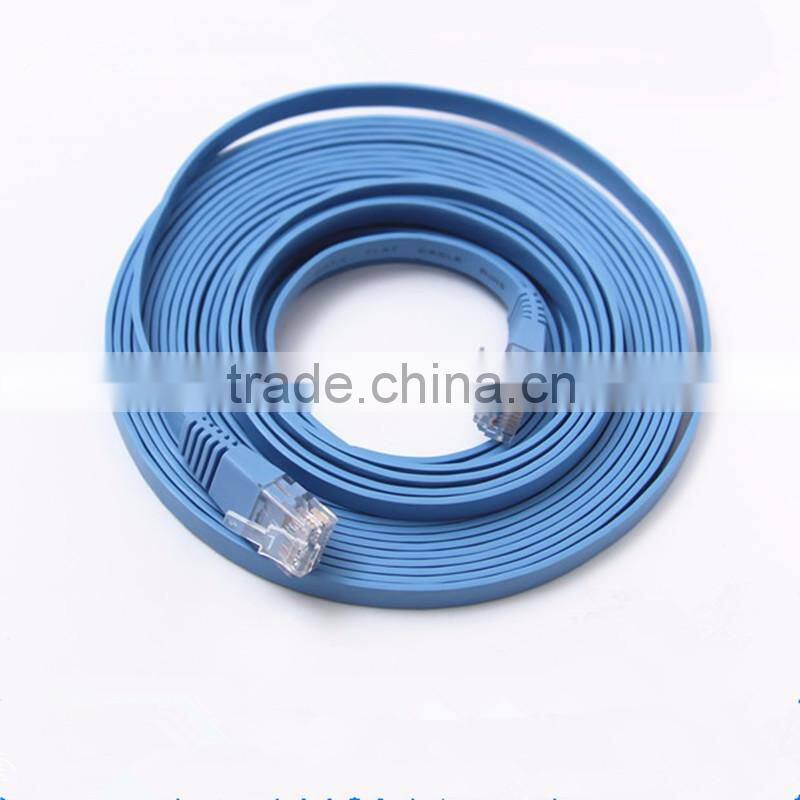 1M Hot Sale Slim Flat CAT 6 UTP Ethernet Network Cable