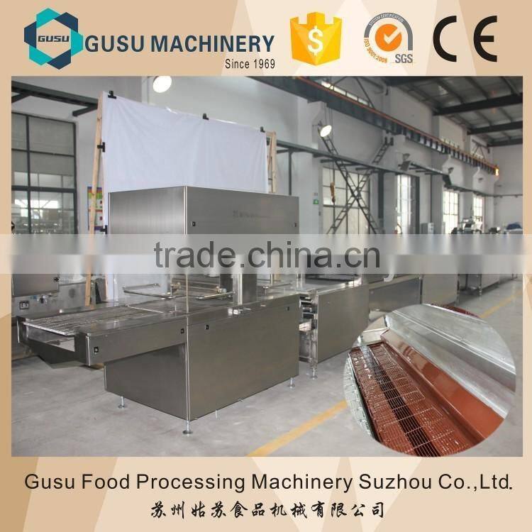 Hot selling small chocolate enrobing machine 600mm for mini factory