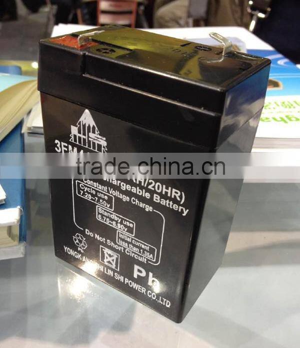 AGM Rechargeable Lead Acid Battery 6v