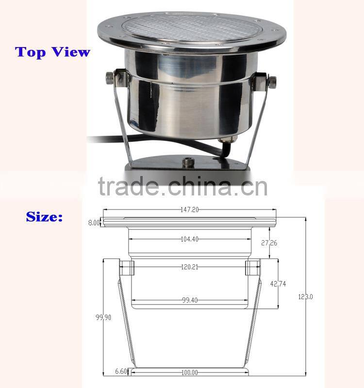 2015 Hot Selling Factory LED Underwater Light 12V IP68 Outdoor