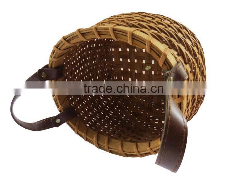 A set of special wood household essential basket