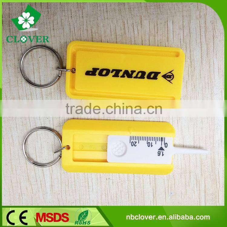 Tread depth 0-20mm plastic tire depth gauge car diagnostic tool