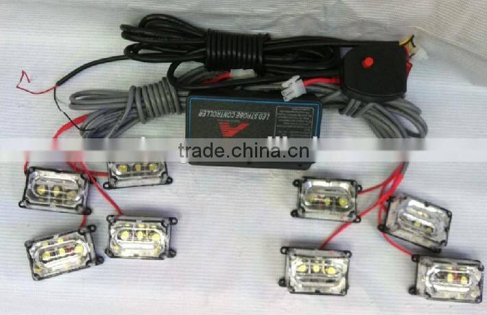 CAR LED STROBE LIGHT,DASH LIGHT (SR-LS-129-16), 1W TOP BRIGHT LINEAR LED