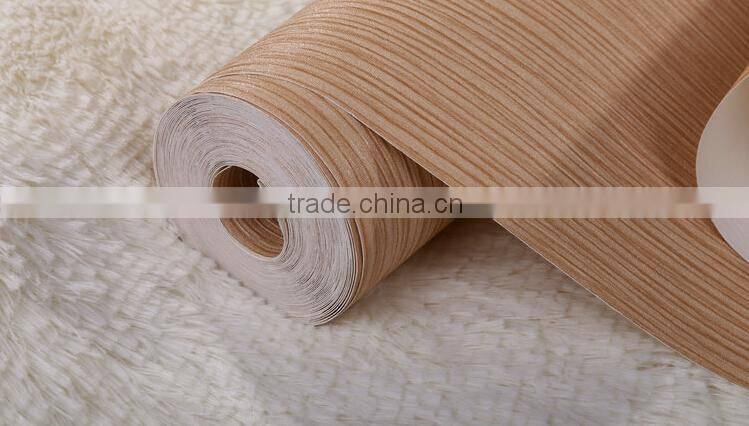 Semi PU leather for wall paper usage with metallic color