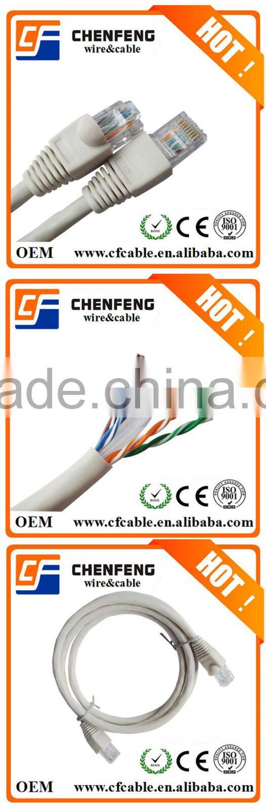 Network Cable 4 pair 8 cores UTP CAT5e Cable 8P8C PATCH CABLE