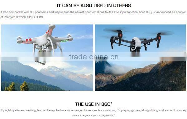 Flysight FPV 5.8GHz 40CH Diversity Goggles SpeXman for FPV Racer