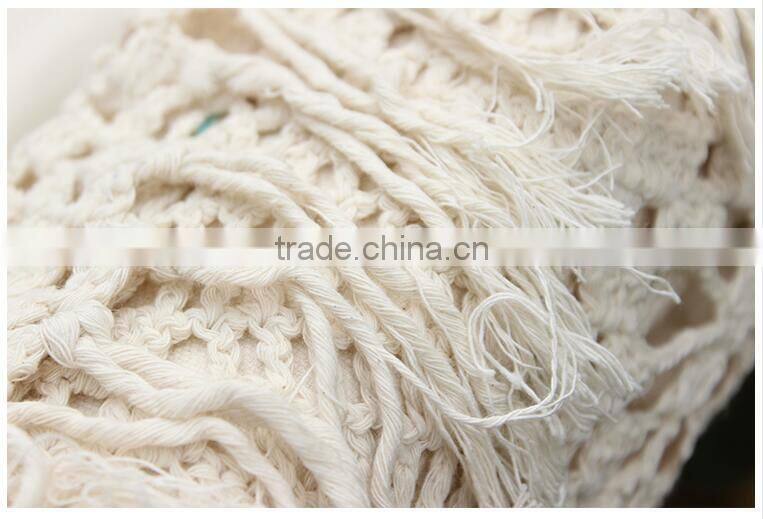 Wholesale High-grade Luxury Cotton Portable Outdoor Folding Hanging Hammock