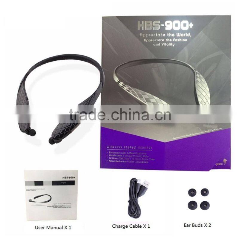 Headset with Mic Stereo Neckband Hand-free Wireless Sports Earphone