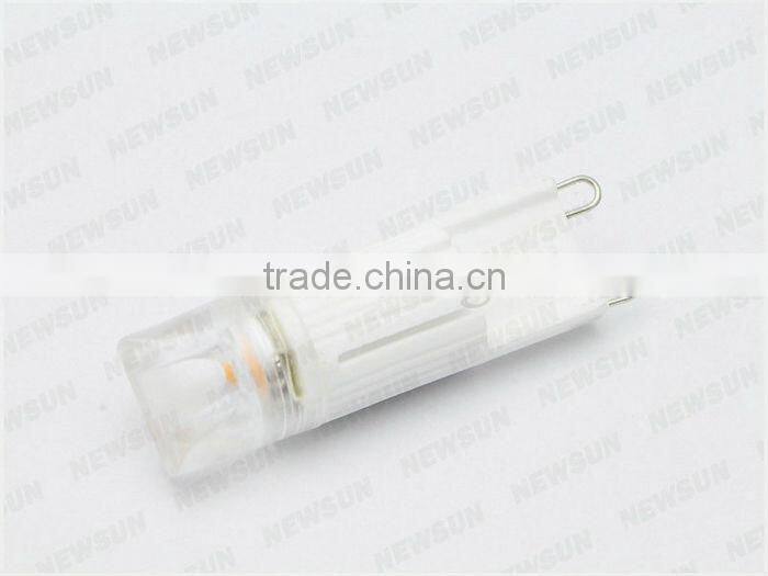 LED G9 bulb 2W 220V COB led light replacement for cars & homes Silicone G9 led bulb