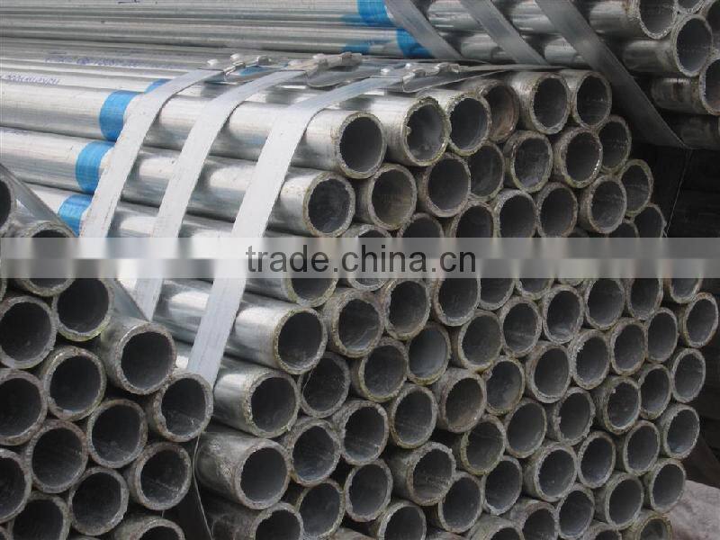 quality and quantity assured galvanized seamless steel pipe made in china facoty
