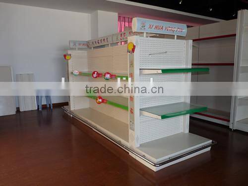 RH-HSXH01 Supermarket Cosmetic Shelf Display Rack With Light Box