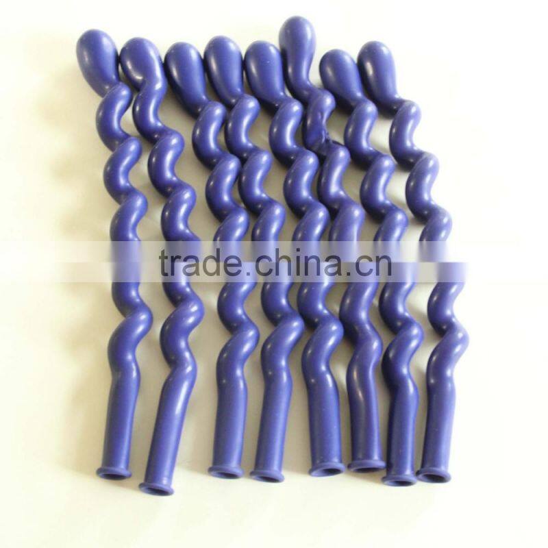 different shaped long balloon spiral balloon decoration latex balloon