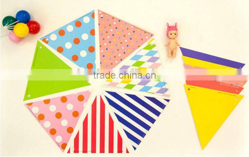 toot sweet party decoration triangle flag