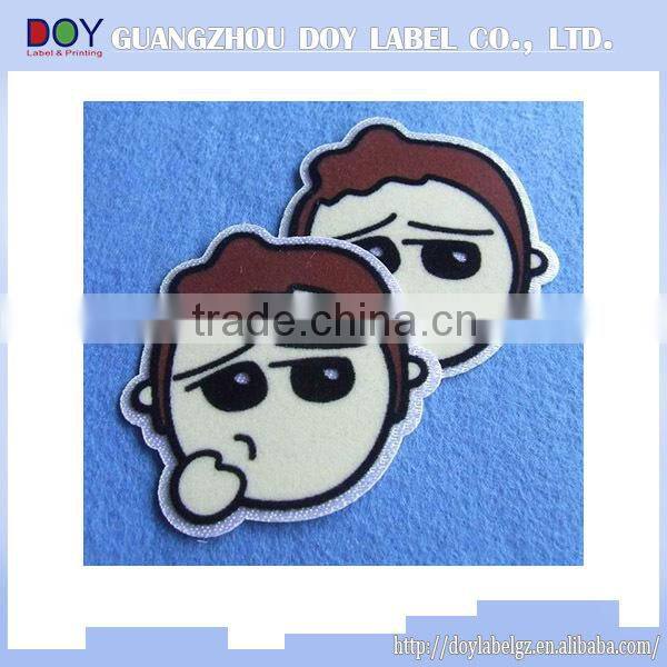 3d flock transfer patches, iron on patch or labels