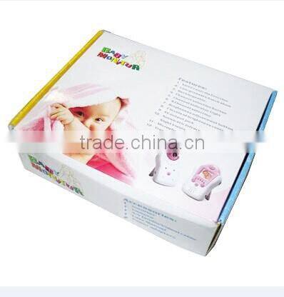 Flower Design 1.5 inch TFT LCD 2.4G Wireless Baby Monitor Night Vision pixels 628 X 582 (PAL) AV Out