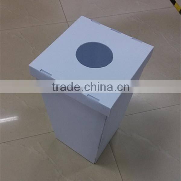 collapsible corrugated plastic recycle bins