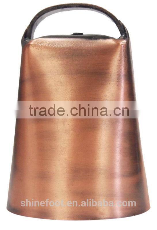 hunting bell in copper with logo for hunting dogs