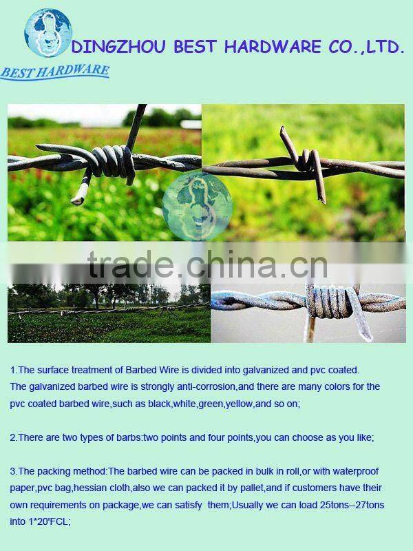 types of barbed wire