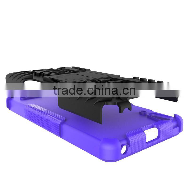 Ultra High Quality armor rugged kickstand heavy duty TPU+PC 2 in 1 case For Lenovo A6000/A6000 Plus Hard case lowest price