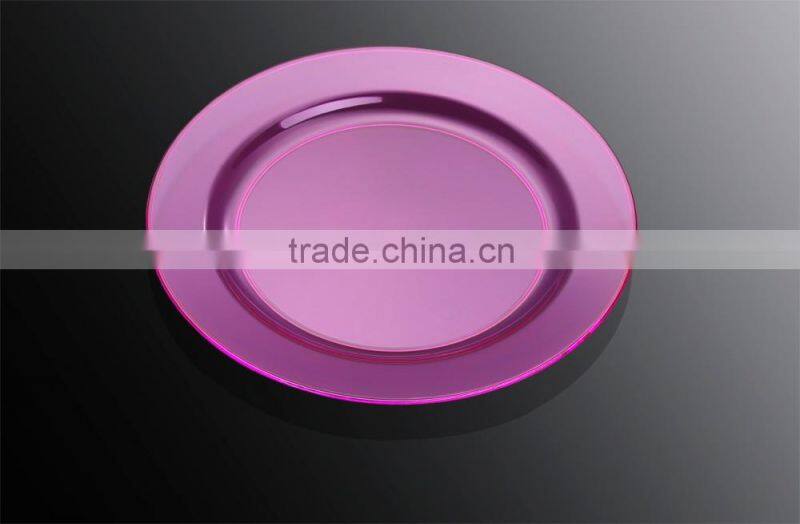 9"Plastic Round Disposable Dinner Plate
