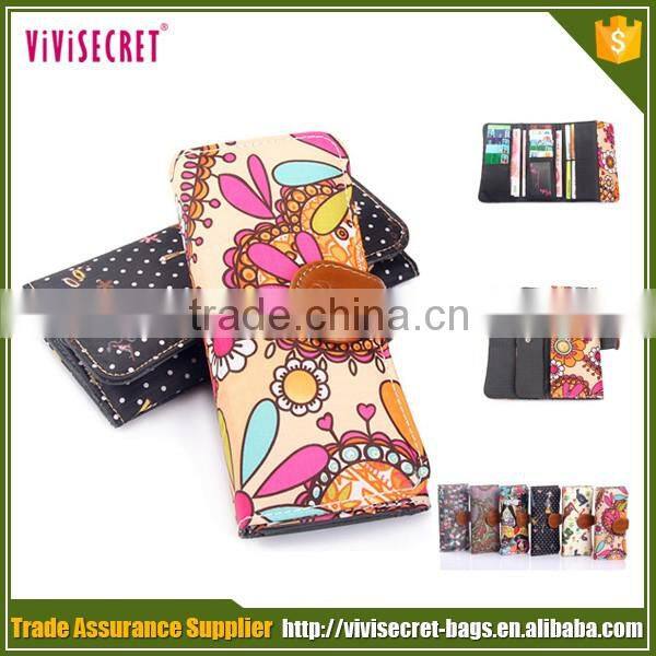 Vivisecret china supplier cloth small change purse luxury wallet for euro
