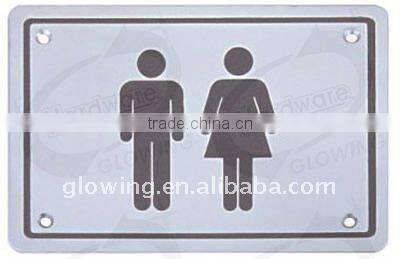 stainless steel door sign plate