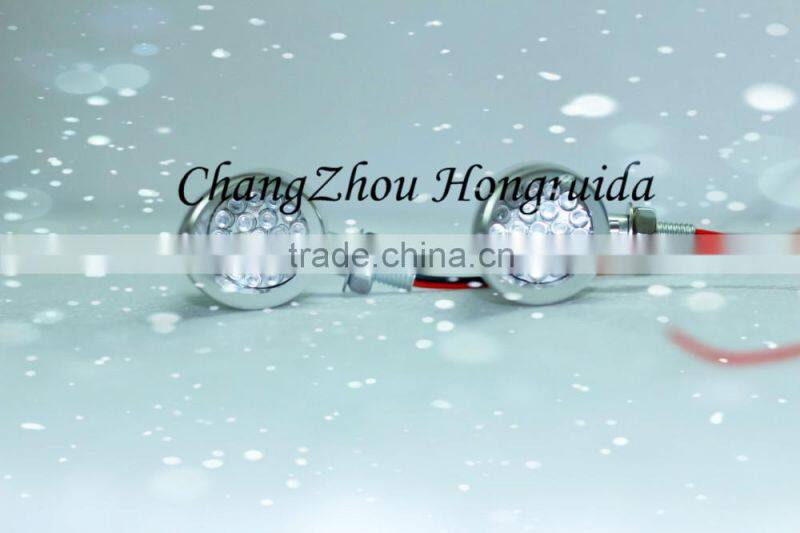 2x black Amber Metal ALUMINUM Mini Bullet Turn Signals Blinkers for BOBBER Cruiser Chopper Custom