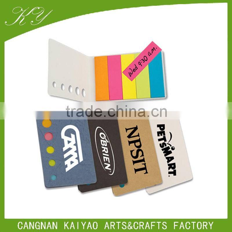 Eco Memo Pad 5 Colors Bookmark Kraft Paper Sticky Notes