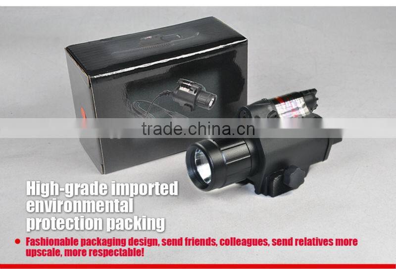 Tactical green and red Laser Sight with LED with rat tail pressure pad