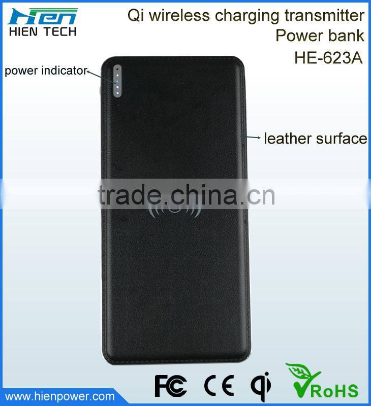 Factory supply 10000mAh high quality qi wireless powerbank charger from China
