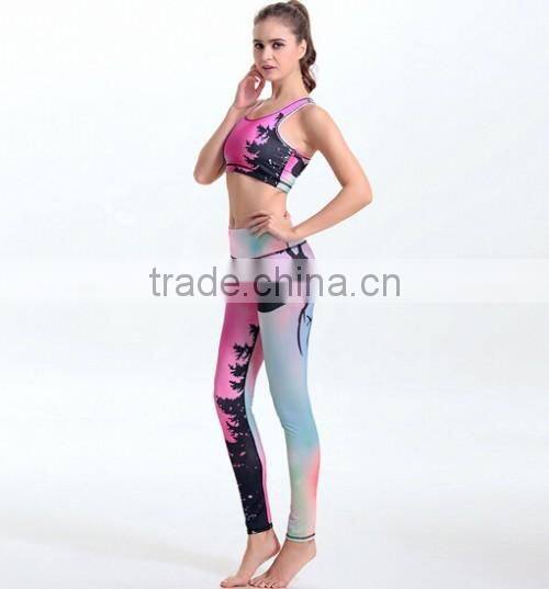 2016 Fashionable New Print Sports Pants Landscape New Print Sports Pants