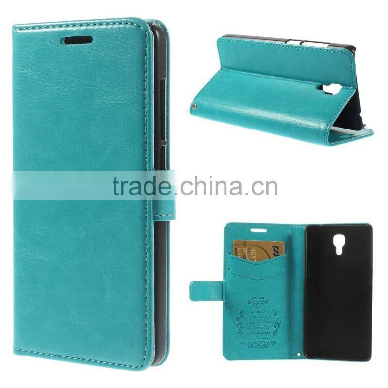 Crazy Horse Stand Leather Cover for Xiaomi 4 MI4,leather case for xiaomi 4 MI4,Xiaomi 4 MI4 leather case